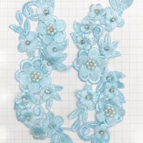 Hand-beaded decorative decals