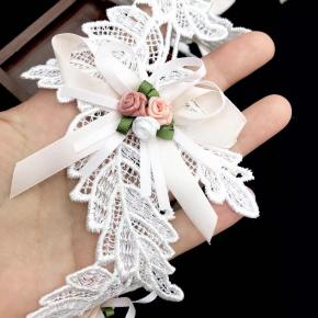 New polyester light leaf lace