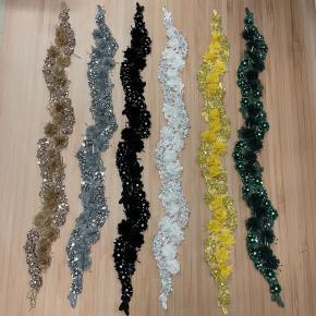 Rhinestone pearl pair flower barcode