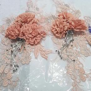 New three-dimensional simulation flower embroidery lace collar