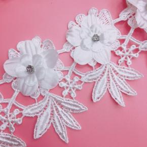 Handmade Material DIY Applique Wedding Flowers