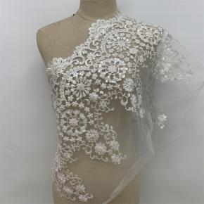 Mesh embroidery lace