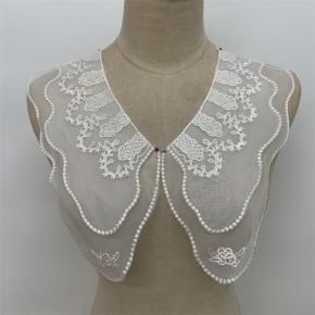 Double layer organza collar