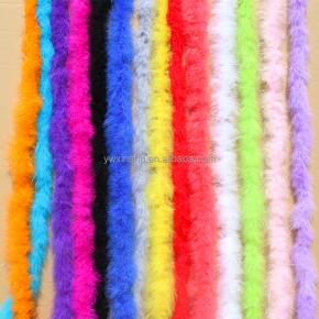 Fashion Customized Colors 2m Turkey Feather Boa for Carnival Festival Party Decoration