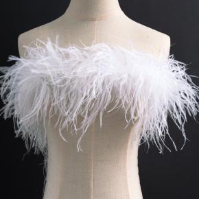 Customized Party Wedding Decoration Deluxe Dyed Ostrich Feather Trim