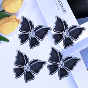 New rhinestone non-woven butterfly hot diamond mesh DIY clothing patch shoes bag hat accessories