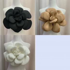 European and American three-dimensional flower pin dress clothing accessories camellia handmade petals decorative corsage